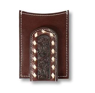 Ariat Money Clip Floral Embroidered Bucklace