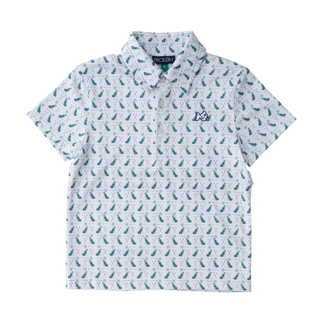 Prodoh Pro Proformance Golf Print Polo