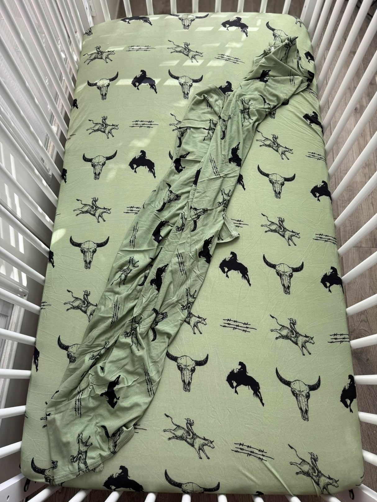 Rodeo Time Bamboo Crib Sheet