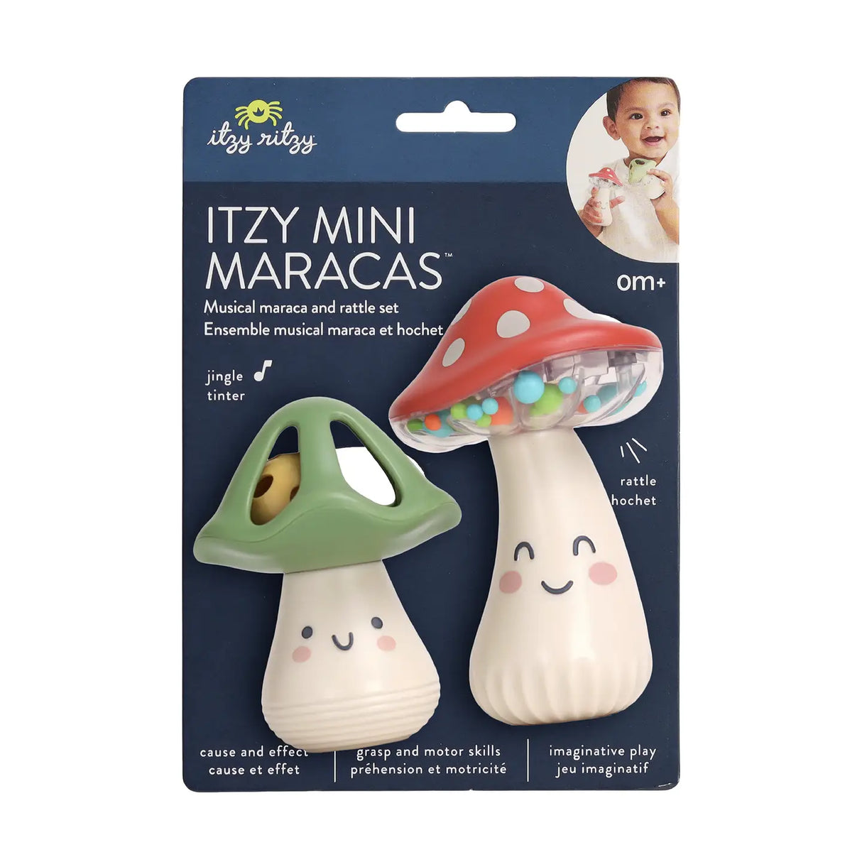 Itzy Mini Mushroom Maracas