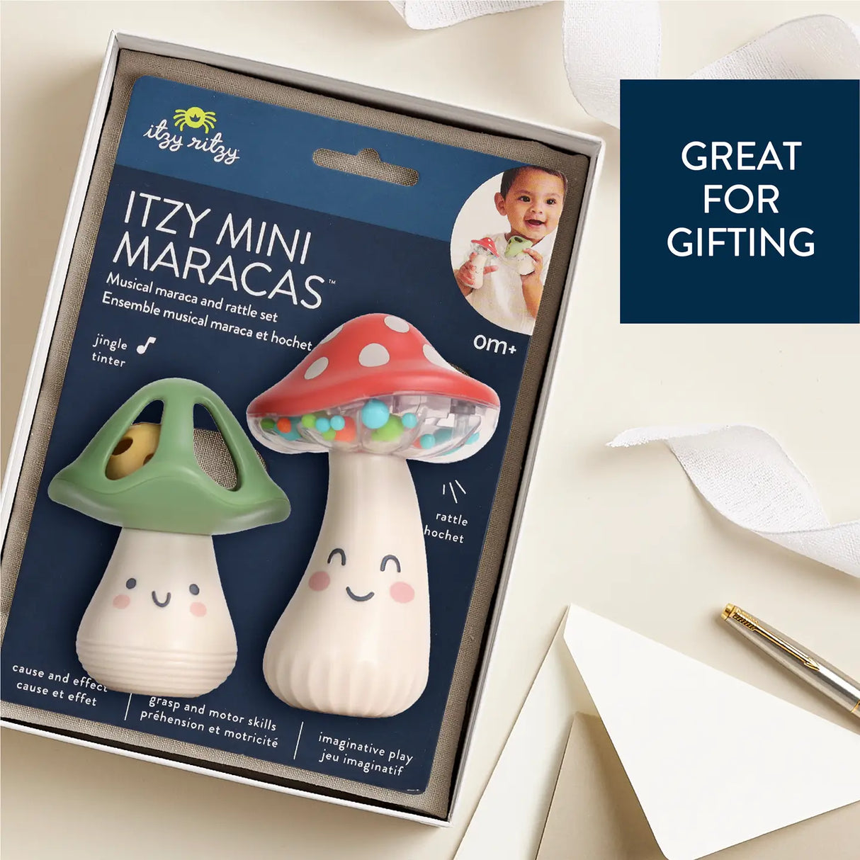 Itzy Mini Mushroom Maracas