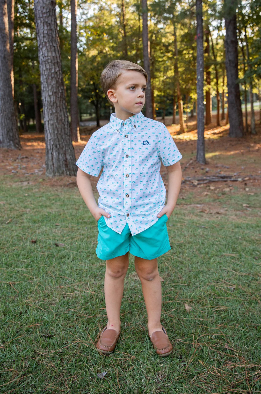 Prodoh Pro Proformance White Palm Tree Shirt