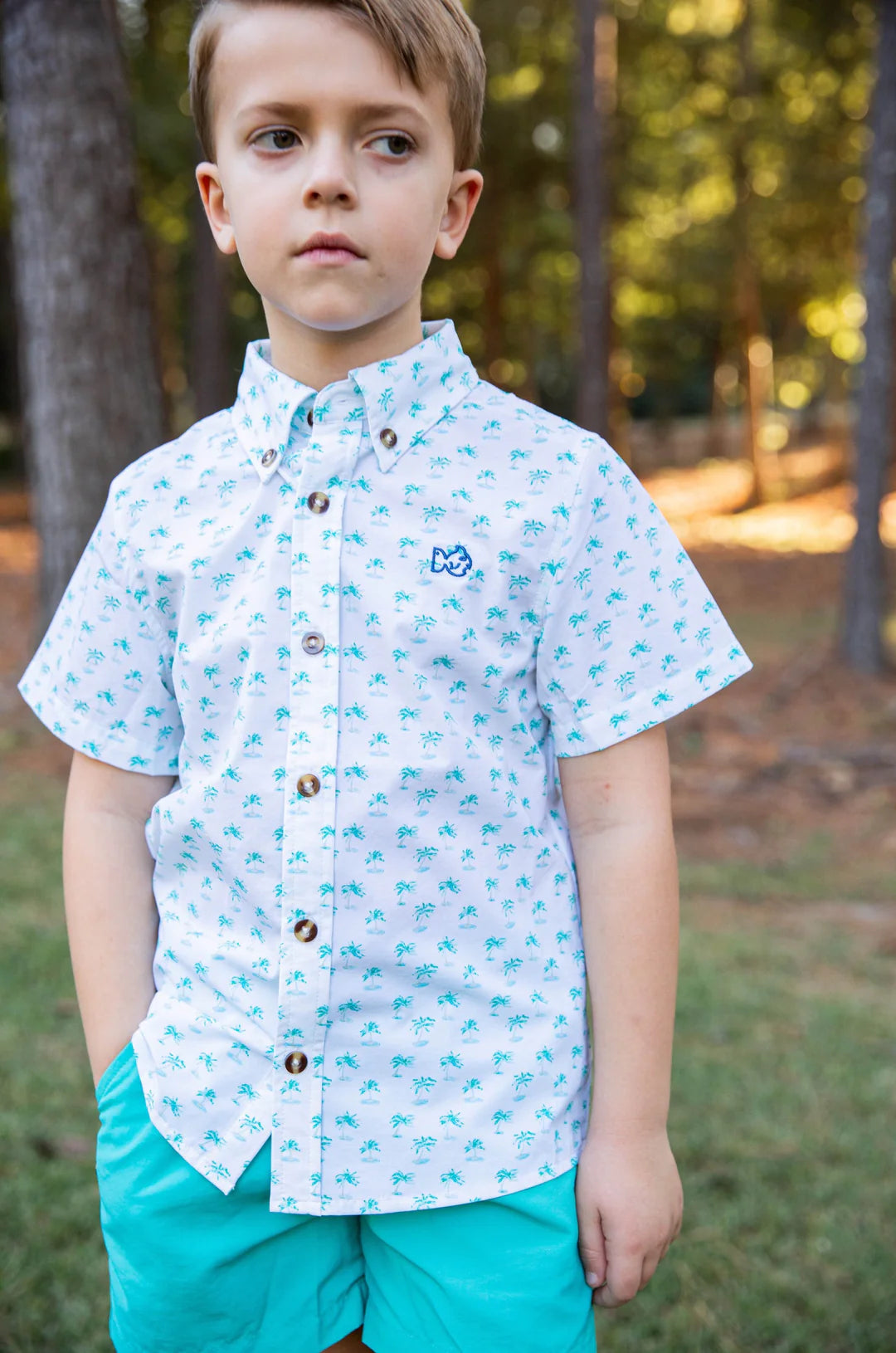 Prodoh Pro Proformance White Palm Tree Shirt