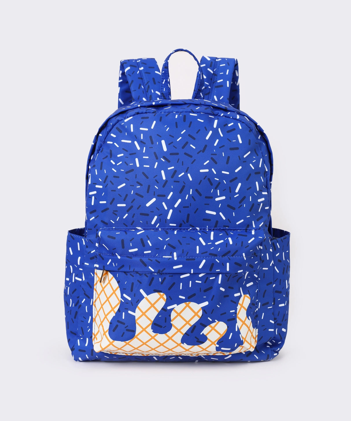 Dark Blue Ice Cream Drip Backpack