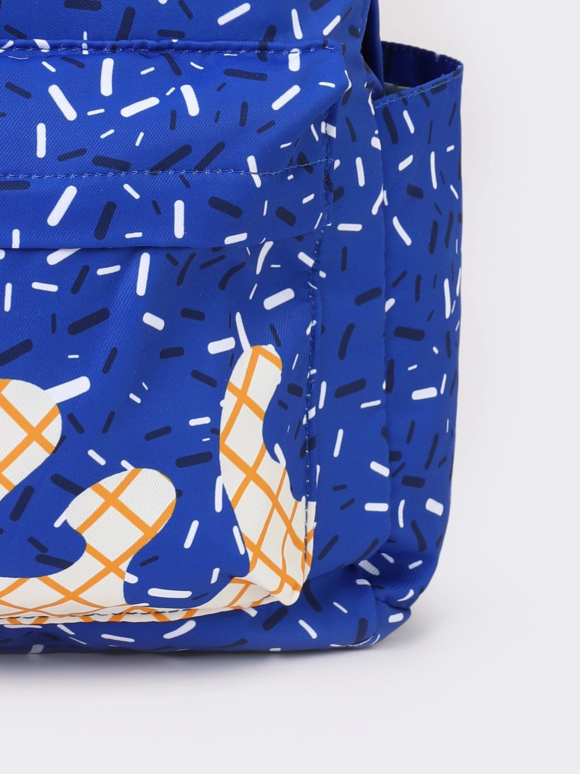 Dark Blue Ice Cream Drip Backpack