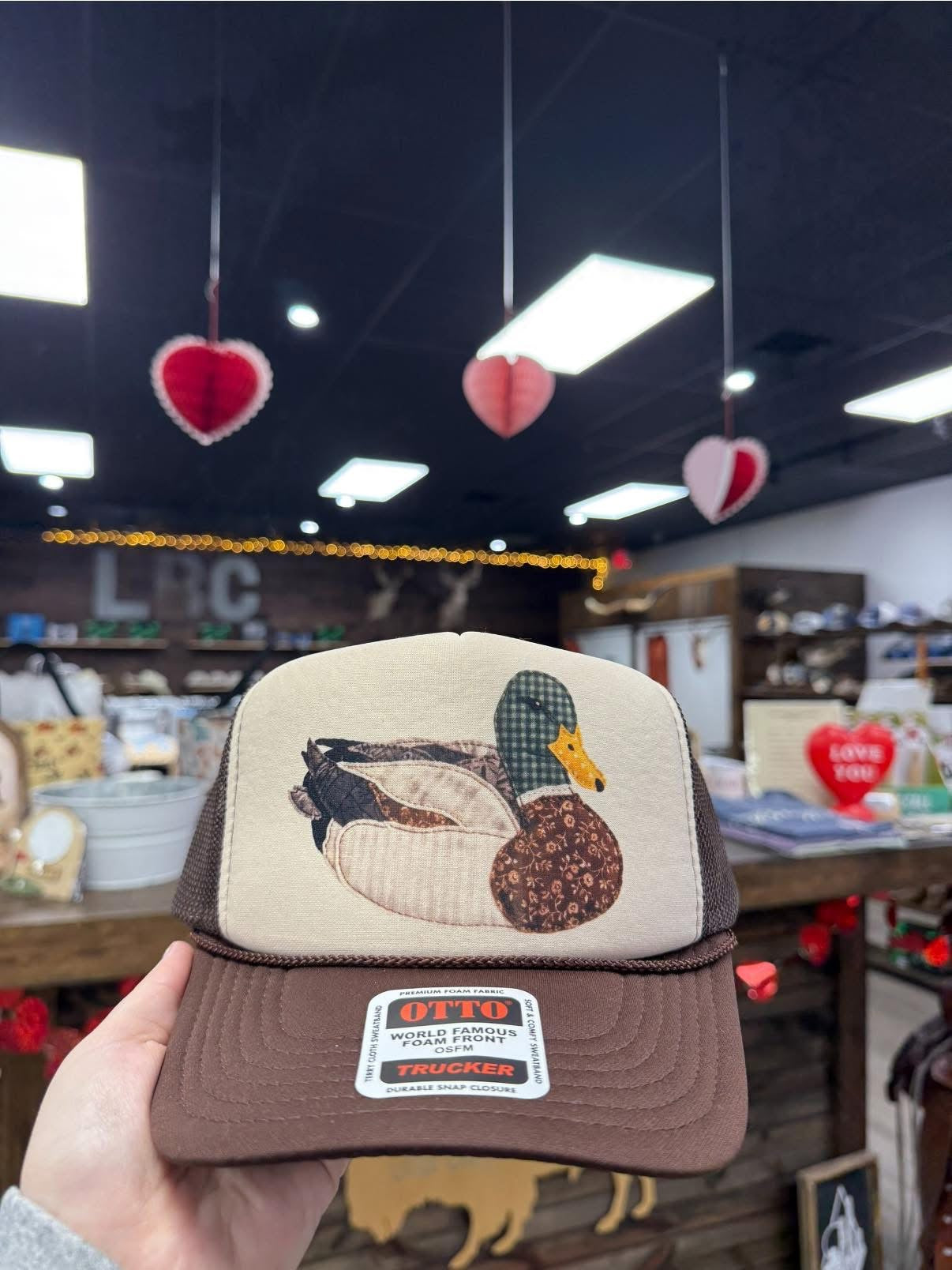 Sublimated Quilted Duck Trucker Hat