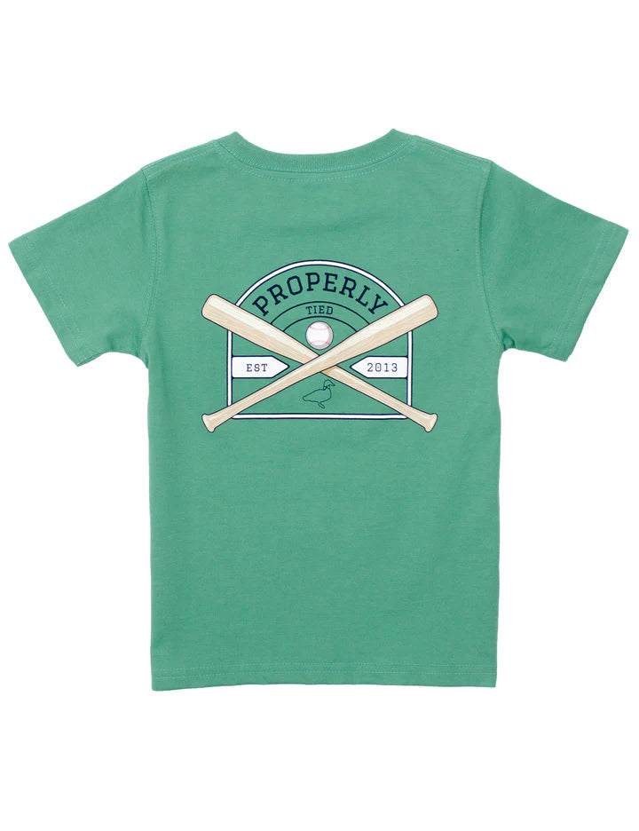 Baseball Shield SS Tee Ivy