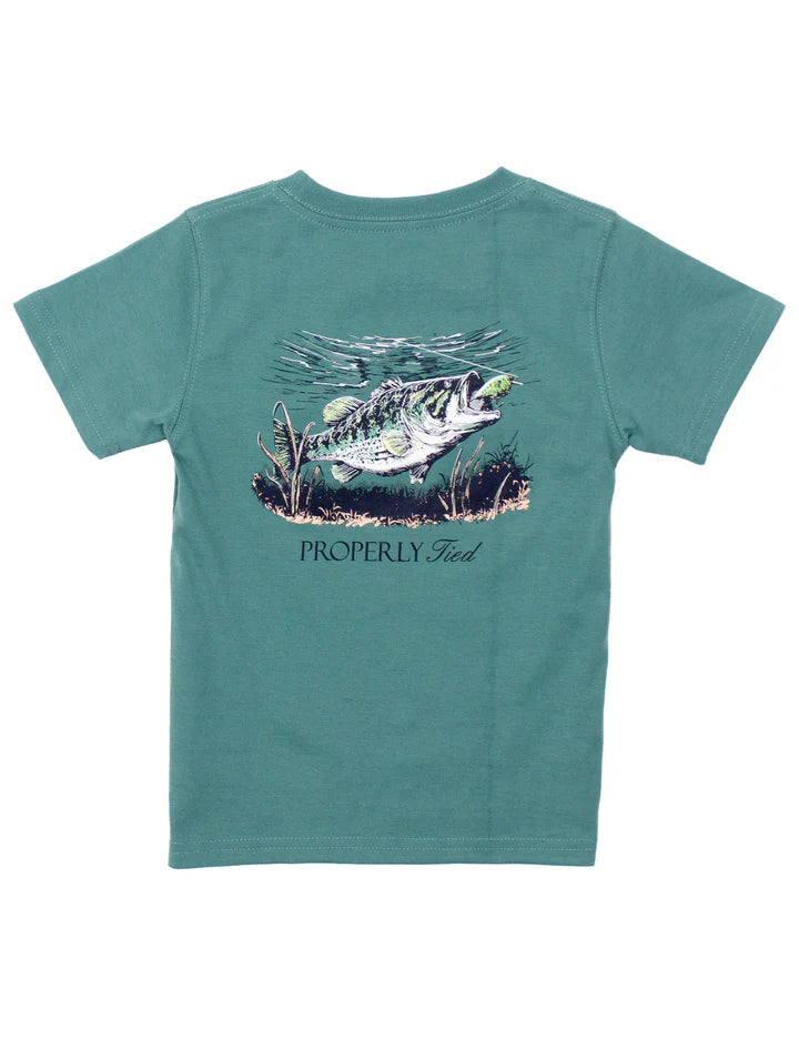 Set The Hook SS Tee Marine Green