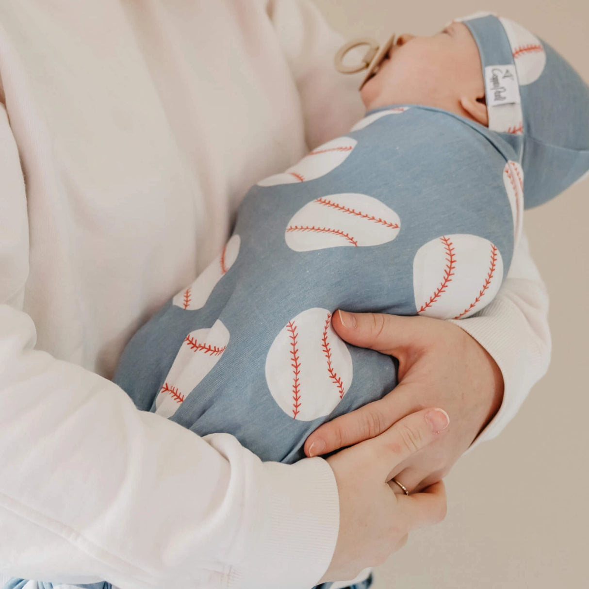 Baseball Slugger Swaddle Blanket