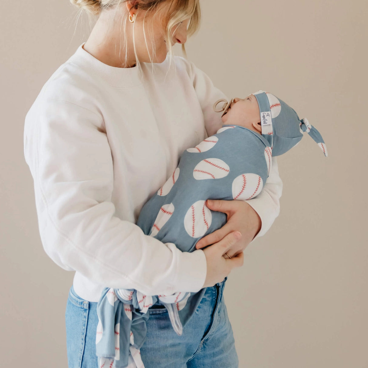 Baseball Slugger Swaddle Blanket