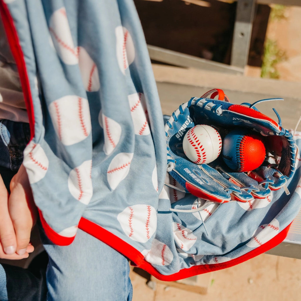 Baseball Slugger 3-Layer Quilt