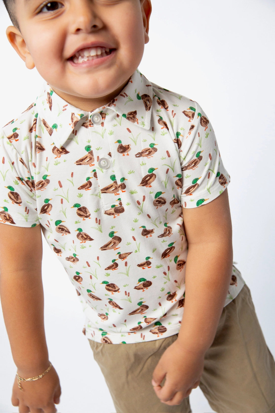 Mallard Drake Bamboo Toddler Polo