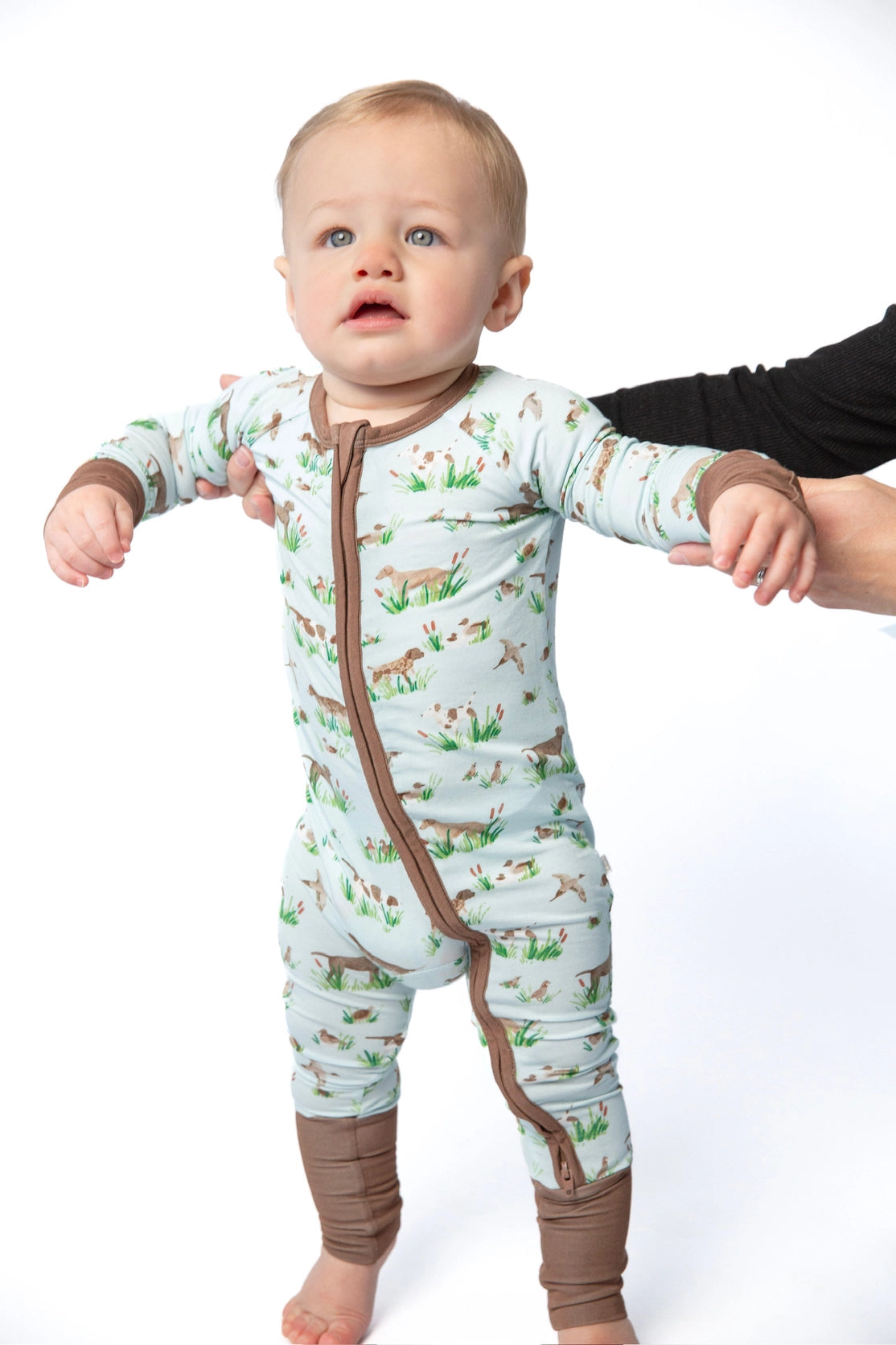Delta Bird Hunting Dogs Bamboo Zipper PJ’s