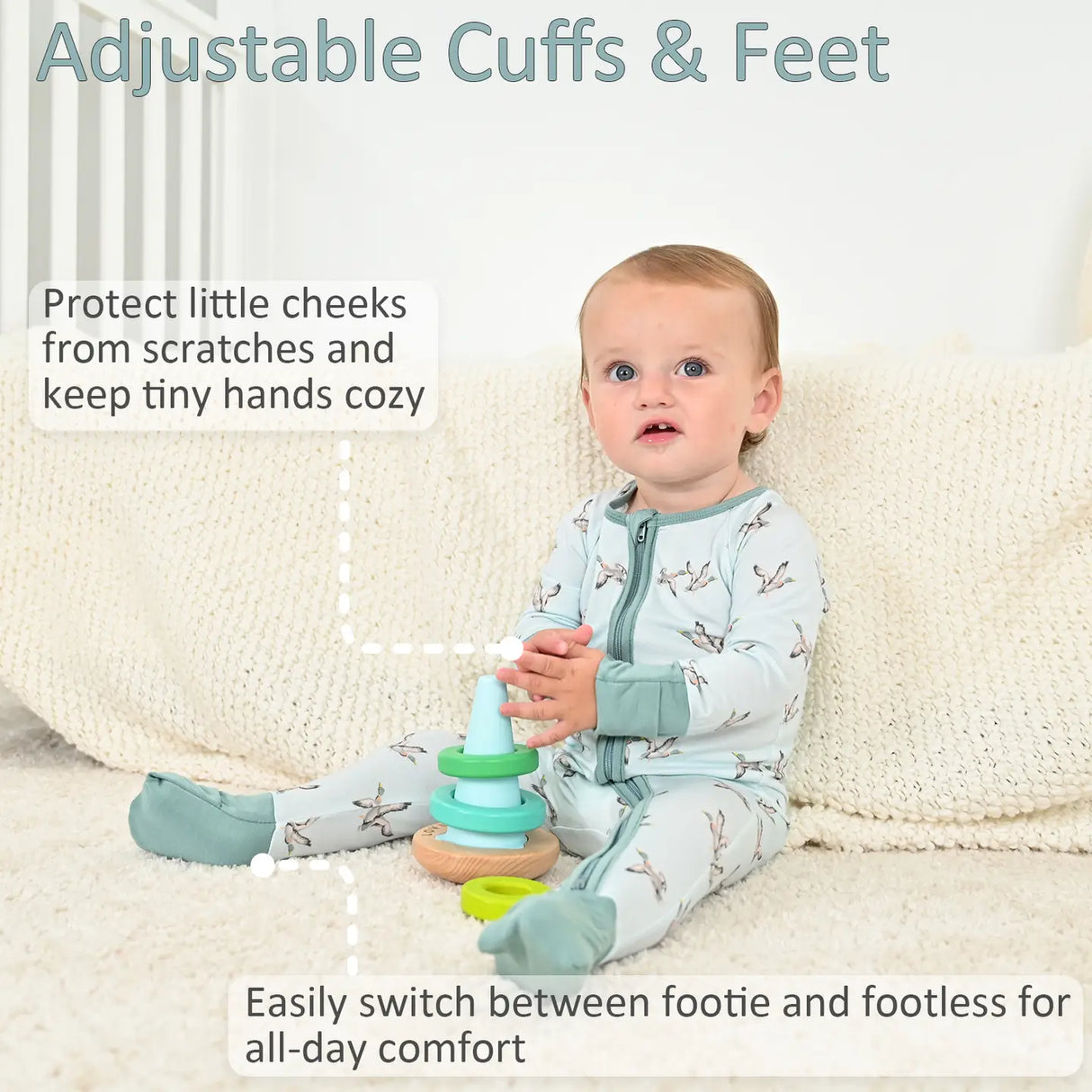 Quackin Up Duck 2-Way Zipper PJ’s