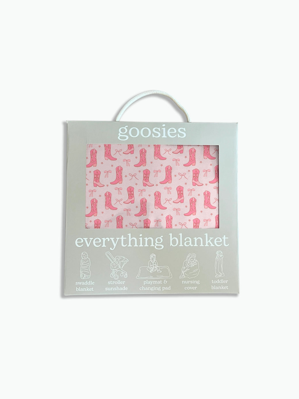 Cowgirl Boots & Bows Bamboo Everything Blanket