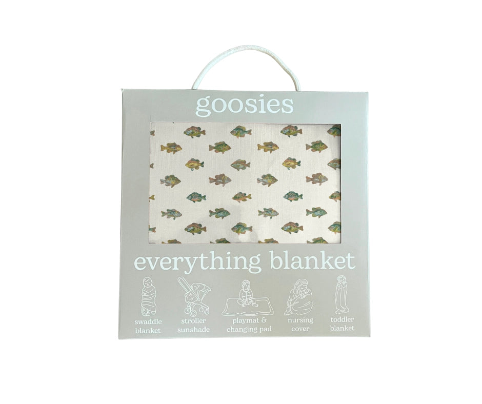 Freshwater Fish Bamboo Everything Blanket