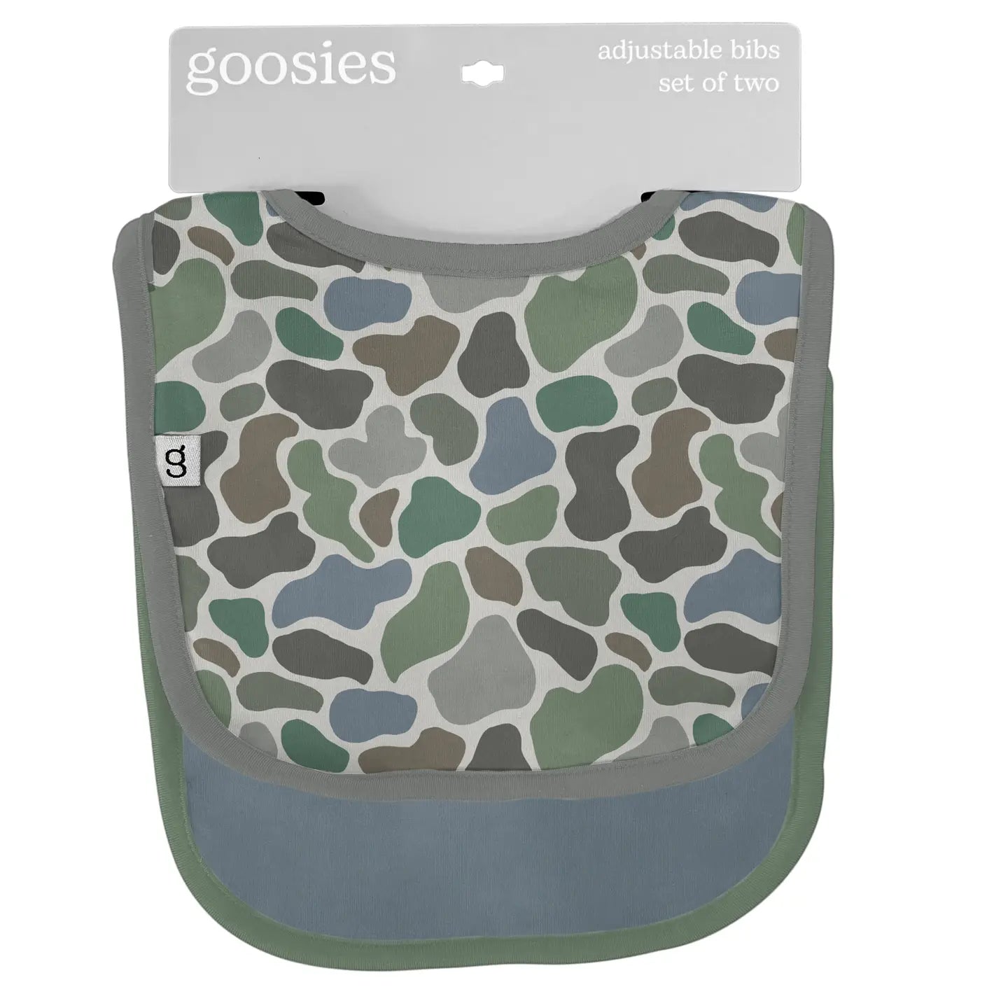 Retro Camo Bamboo Bib Set
