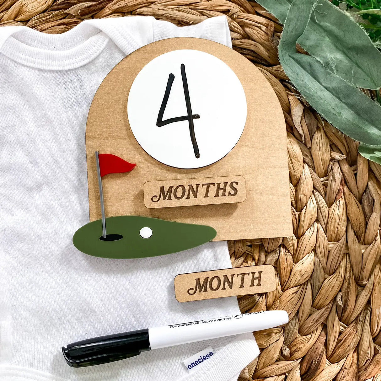 Golf Monthly Milestone Sign