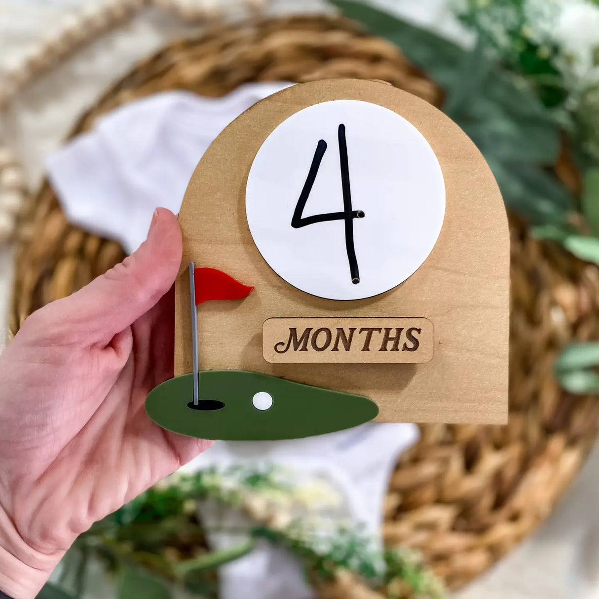 Golf Monthly Milestone Sign