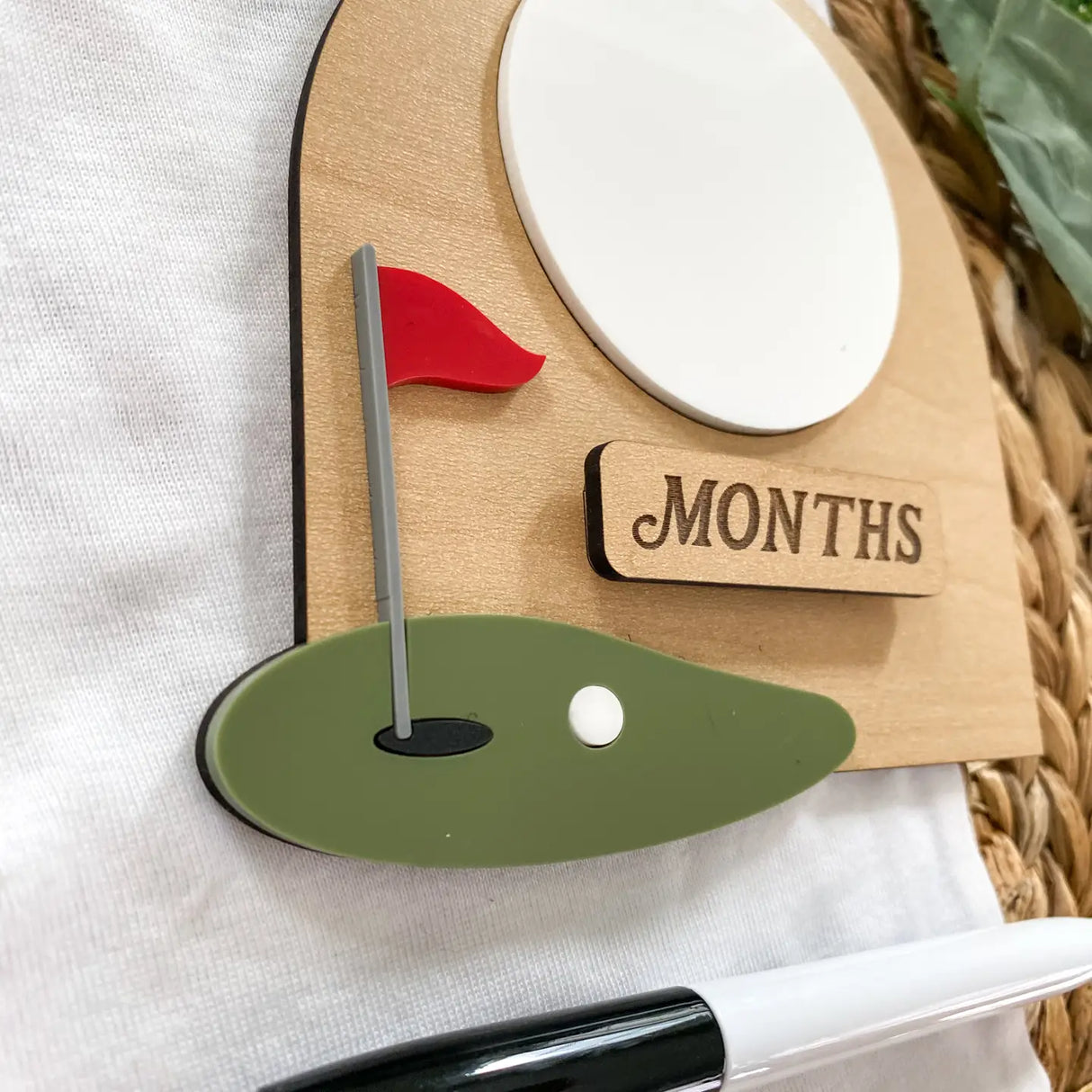 Golf Monthly Milestone Sign