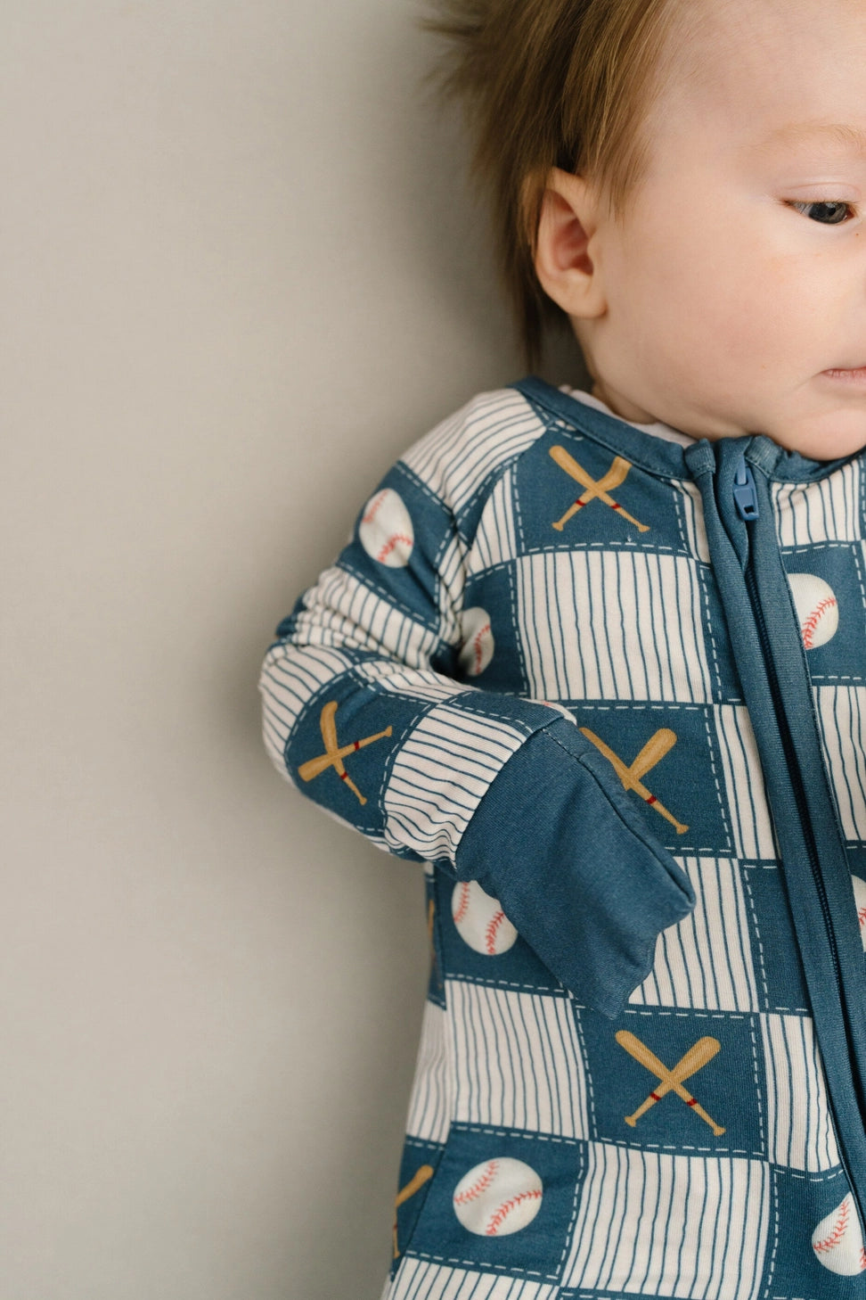 Baseball Patchwork Bamboo Sleeper