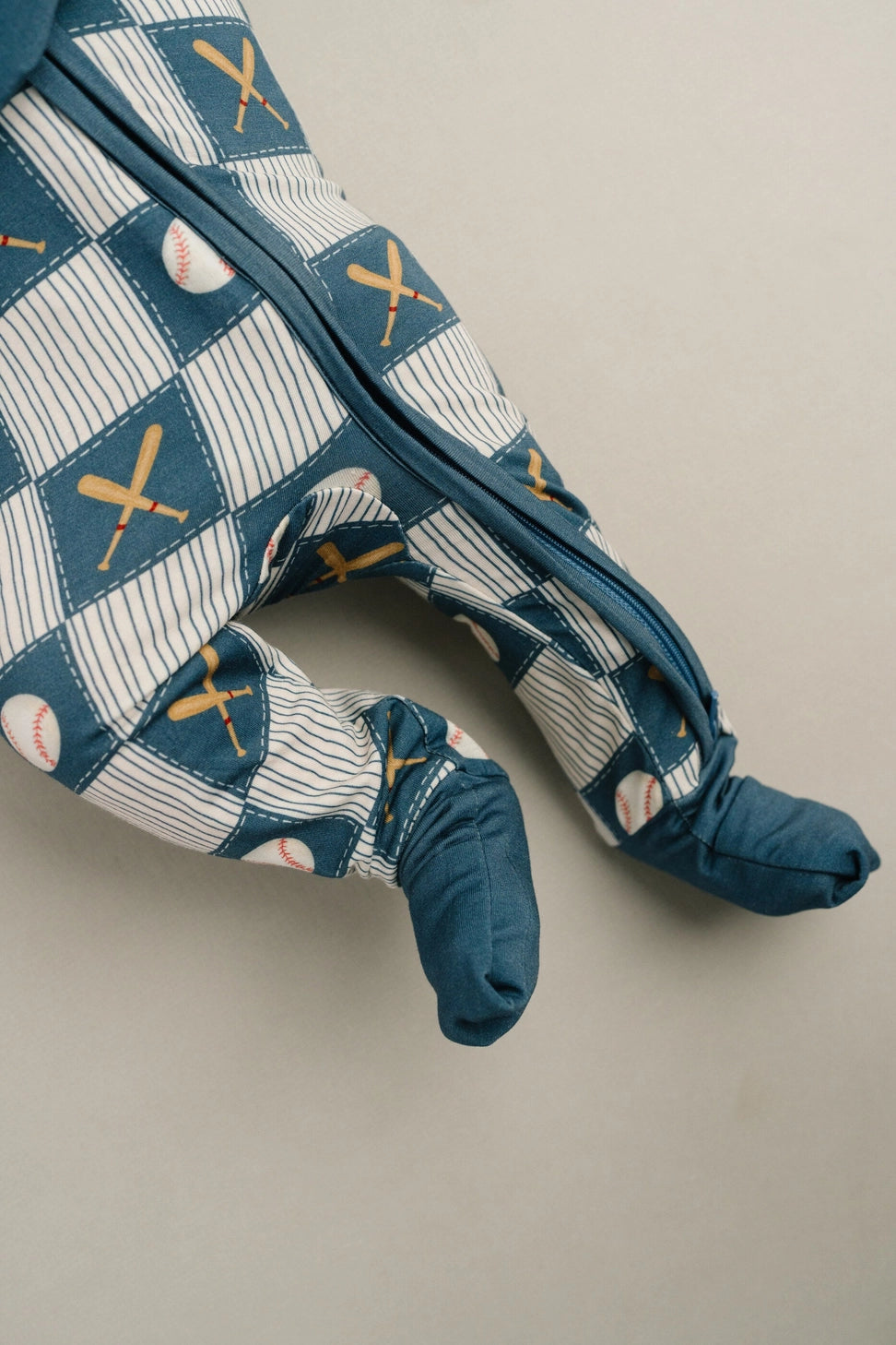 Baseball Patchwork Bamboo Sleeper