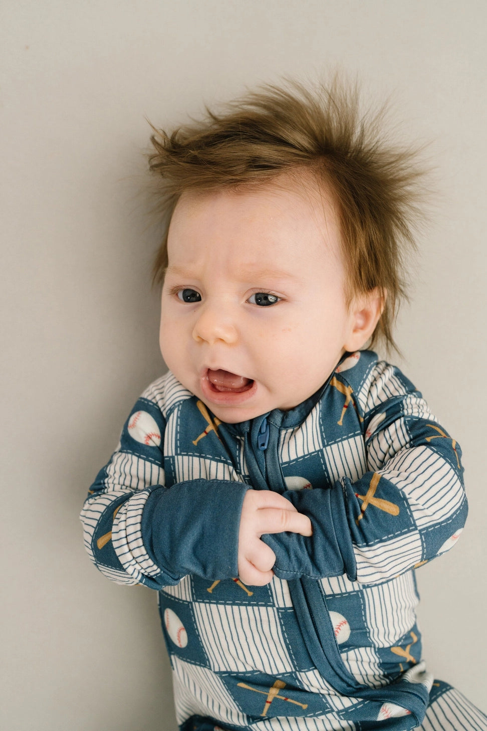 Baseball Patchwork Bamboo Sleeper