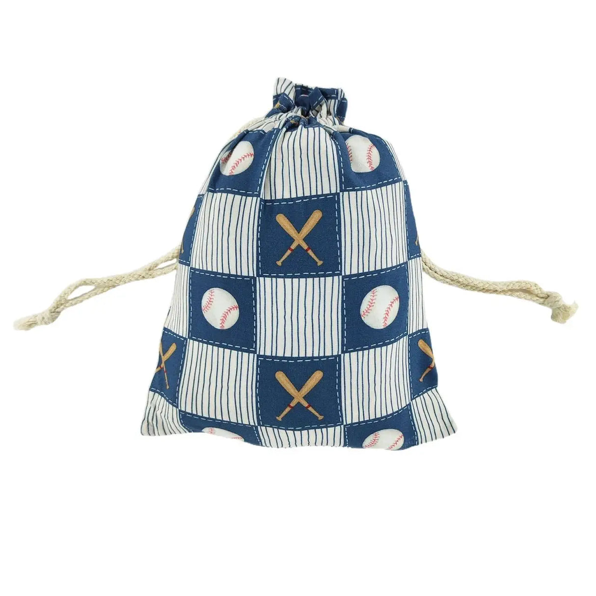 Baseball Patchwork Bamboo Crib Sheet