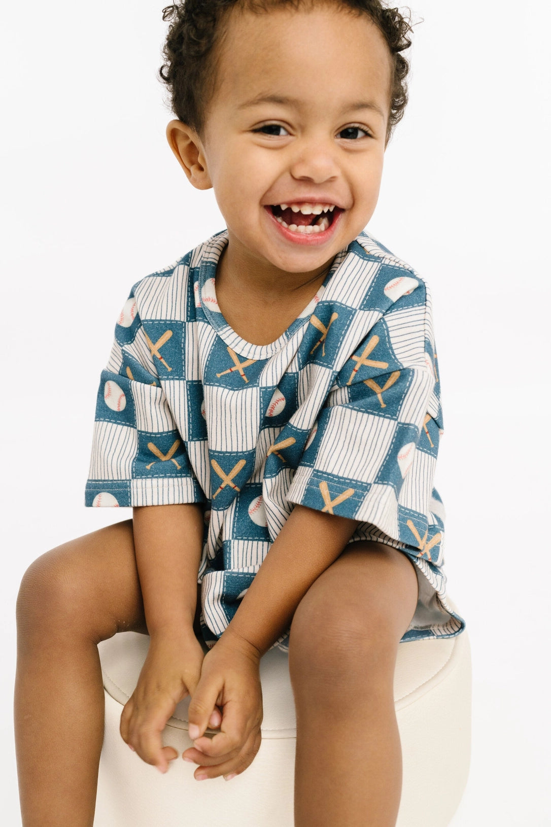 Baseball Patchwork Slouchy Set