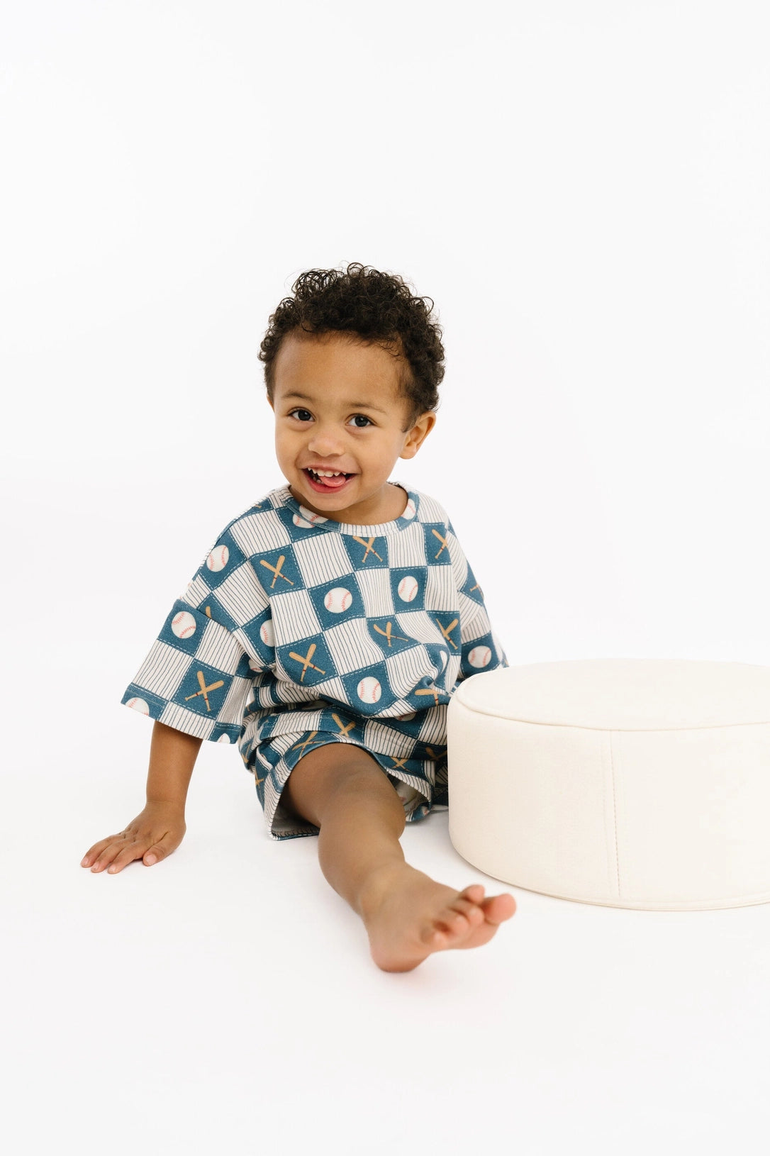 Baseball Patchwork Slouchy Set