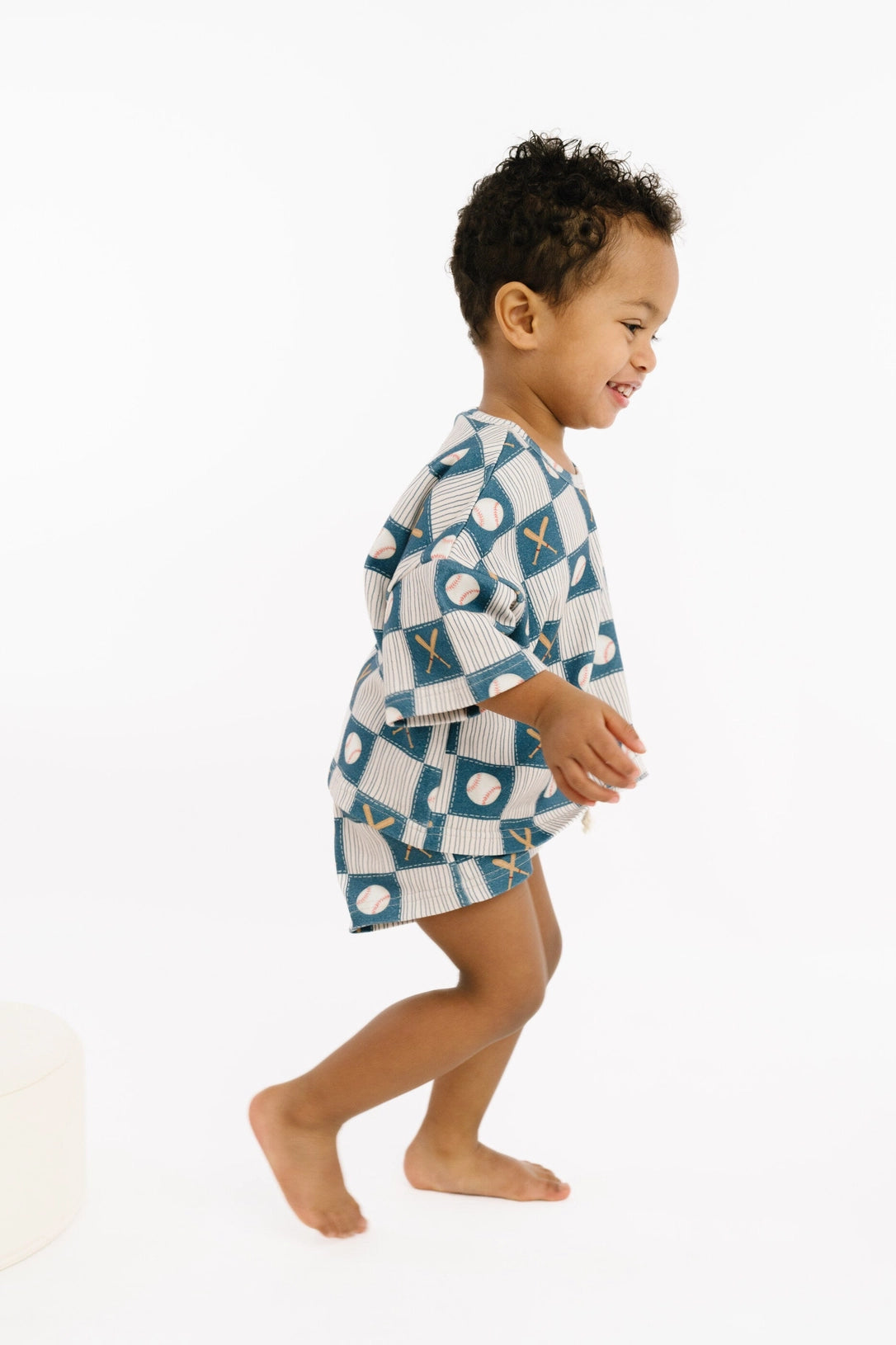 Baseball Patchwork Slouchy Set