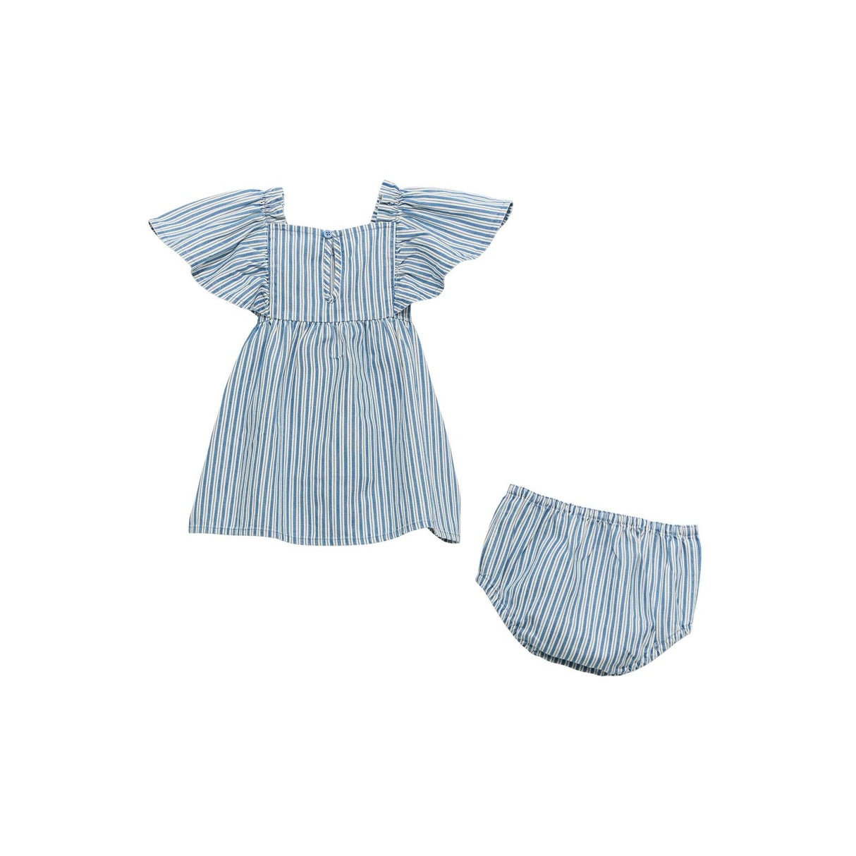 Wrangler Denim Baby Girl Dress Set