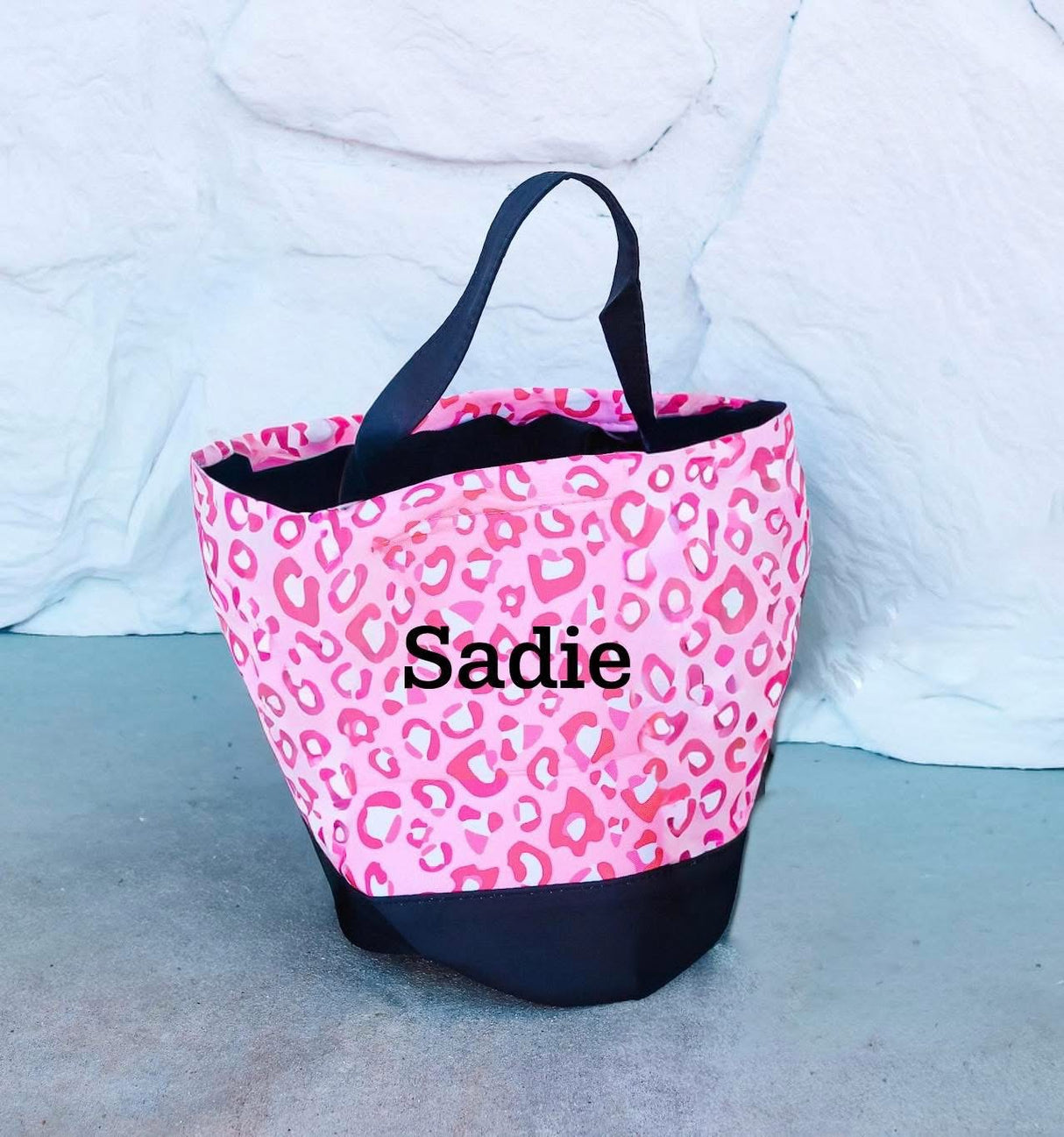 Pink Cheetah Easter Basket