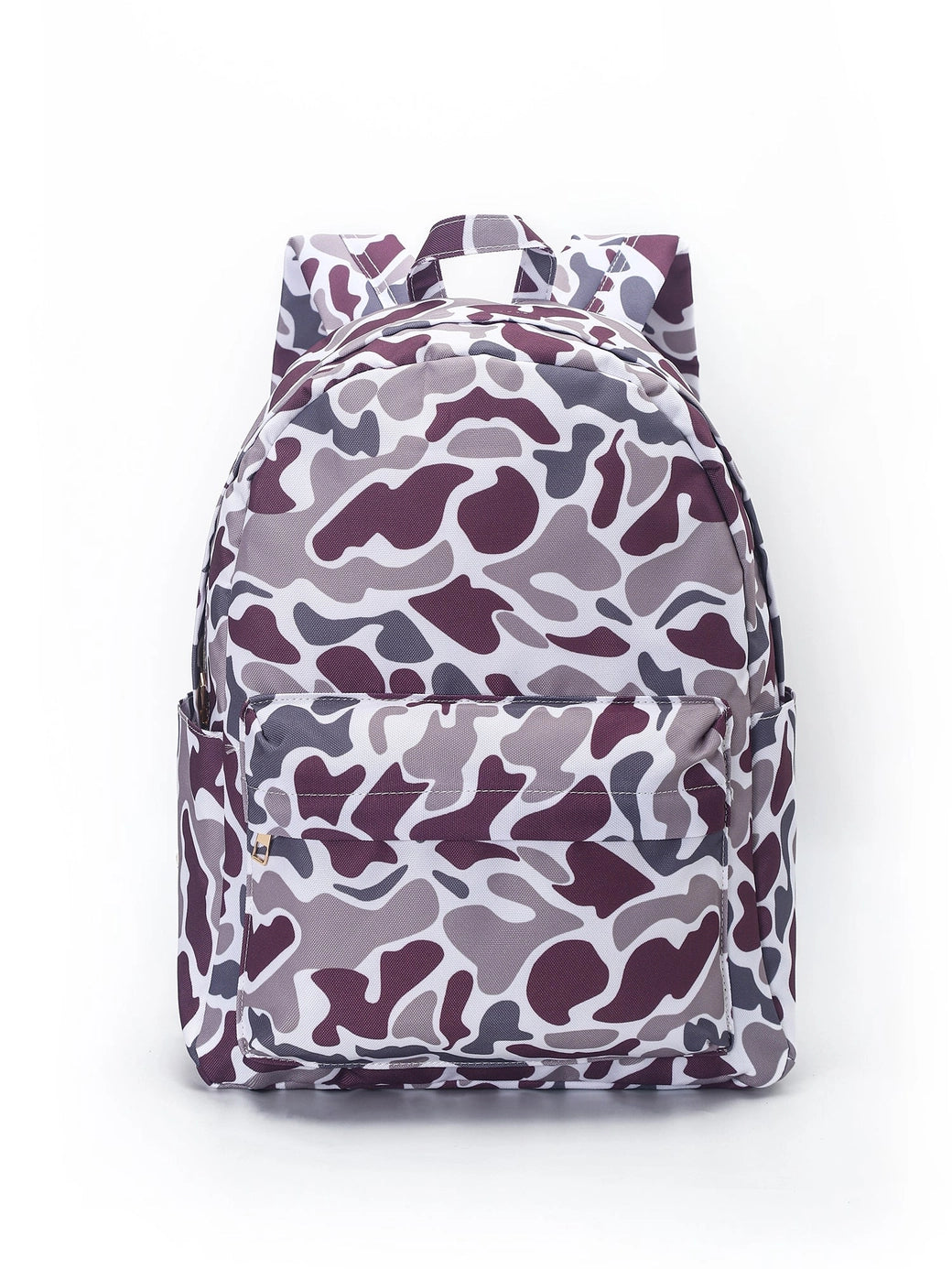 Maroon Retro Camo Backpack