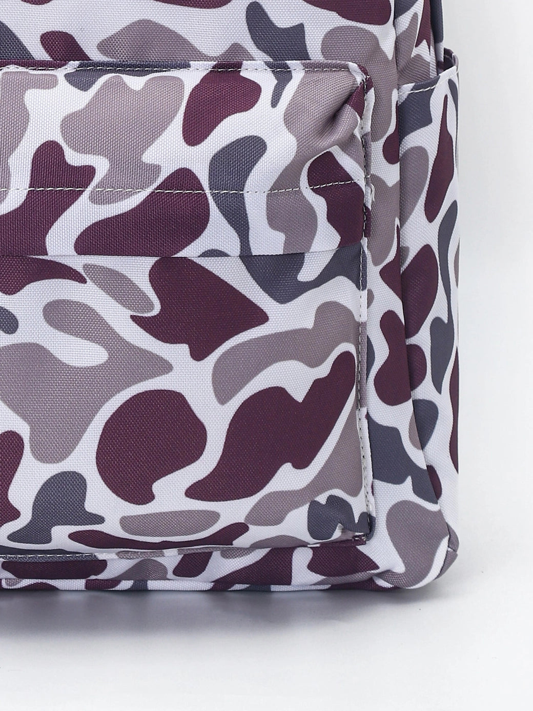 Maroon Retro Camo Backpack