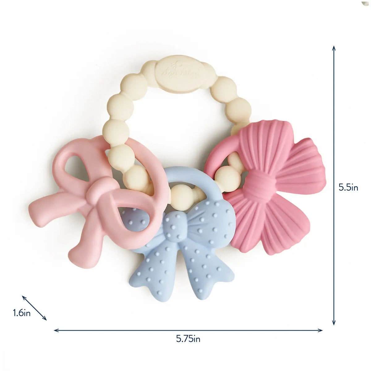 Itzy Trio Bow Teether