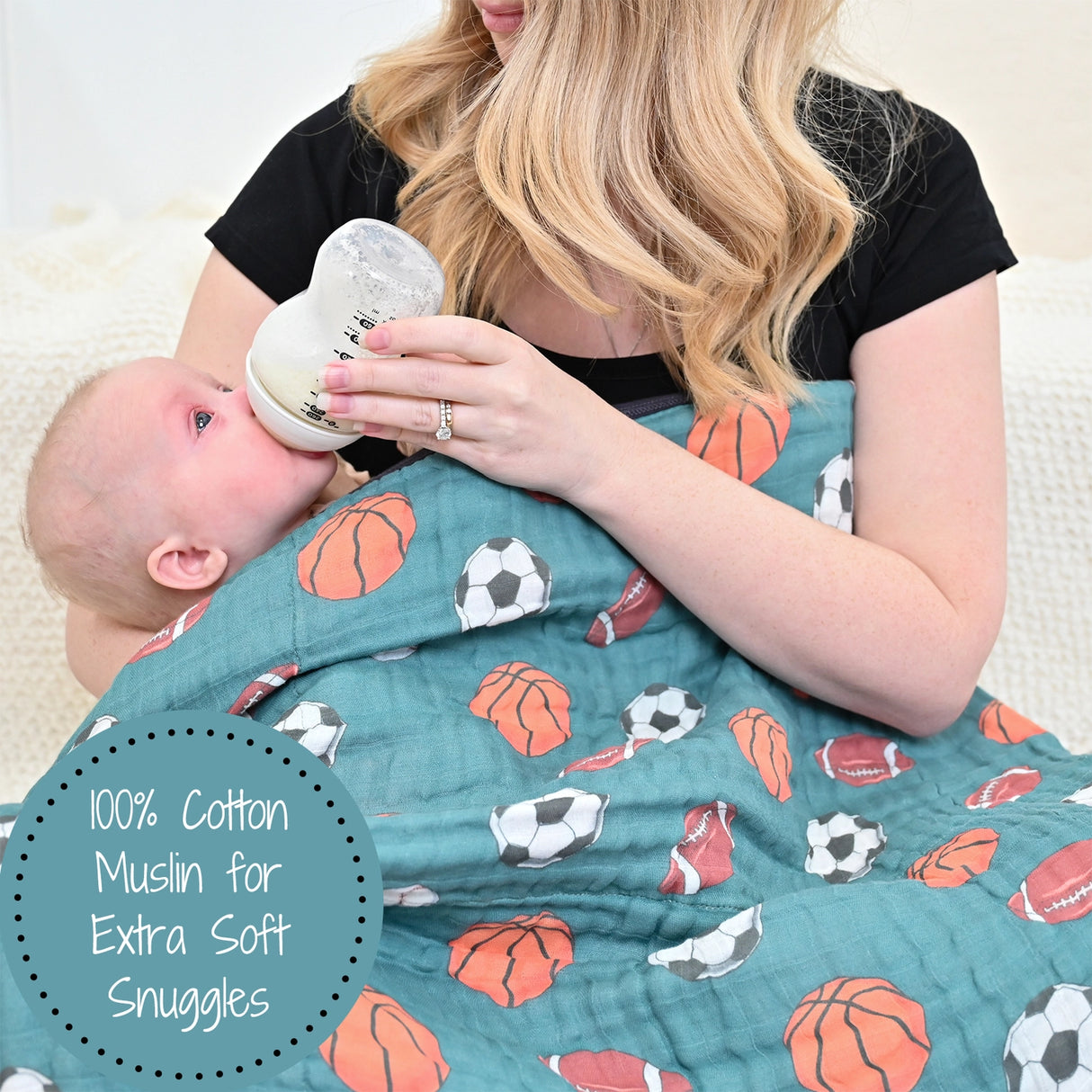 Sports Muslin Swaddle