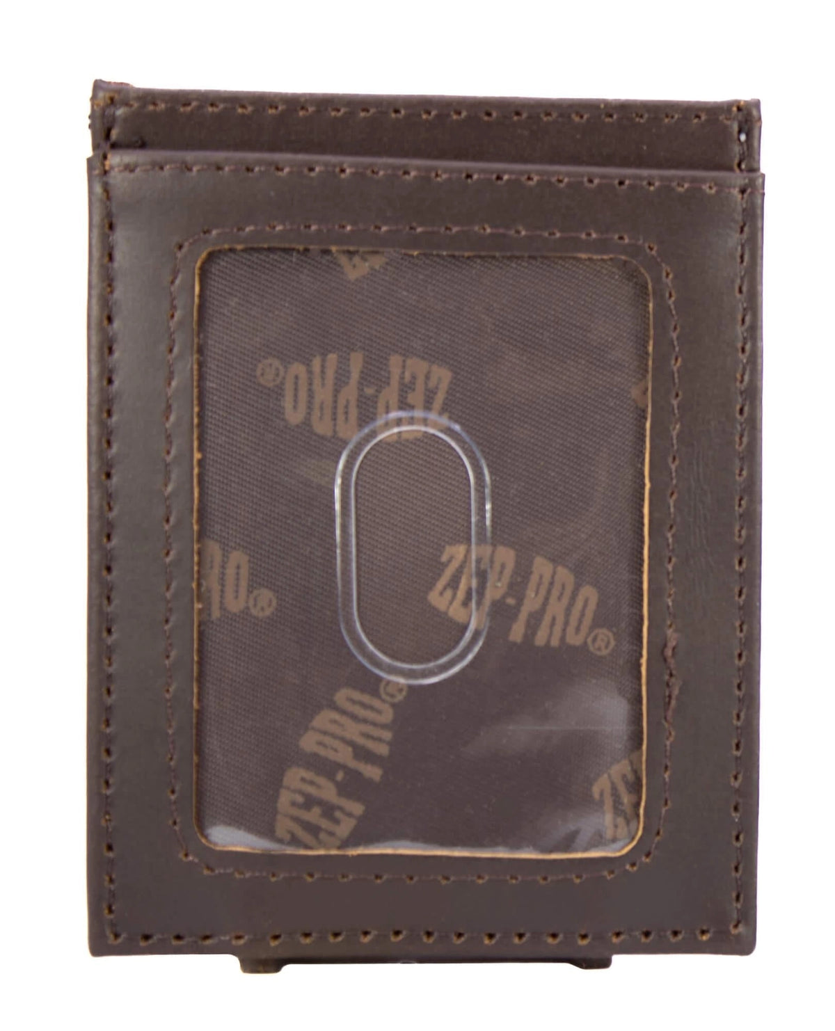 Mallard Men’s Magnetic Front Pocket Old School Camo Lather Wallet