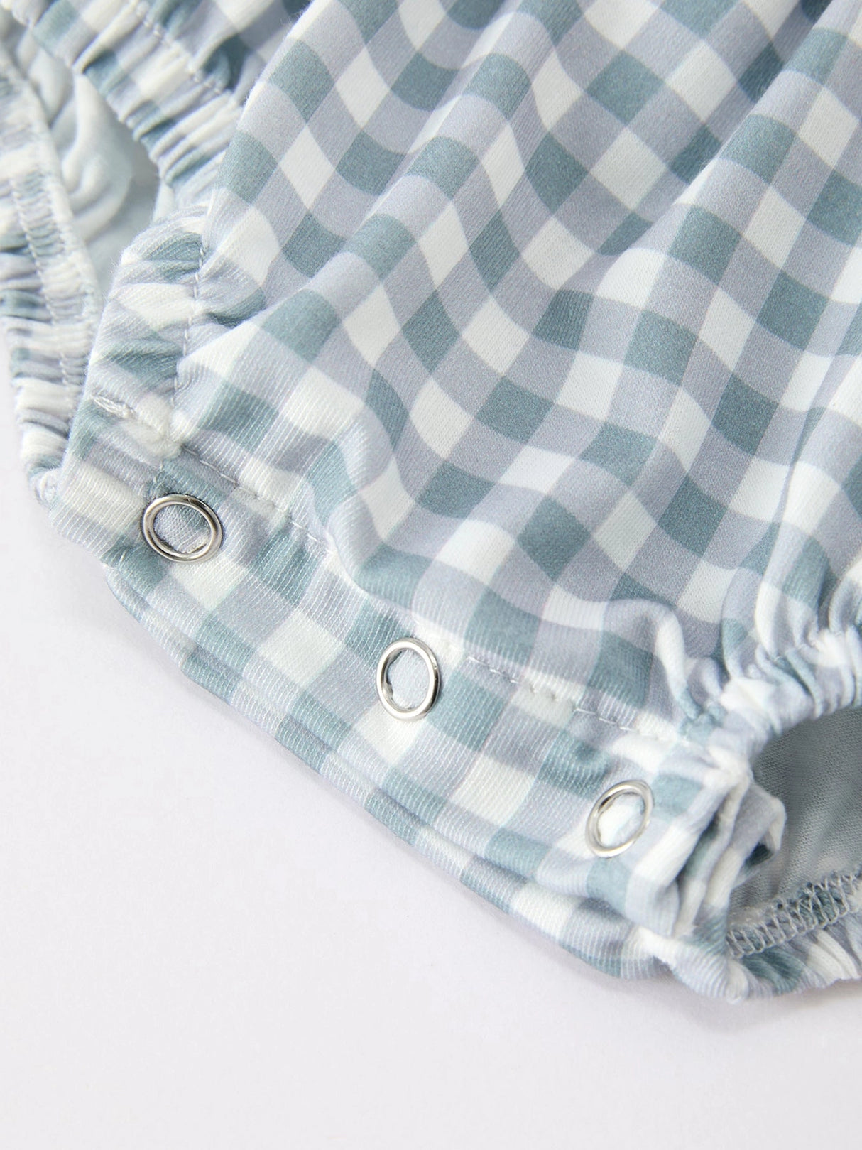 I Love Mama Smocked Ruffle Bubble