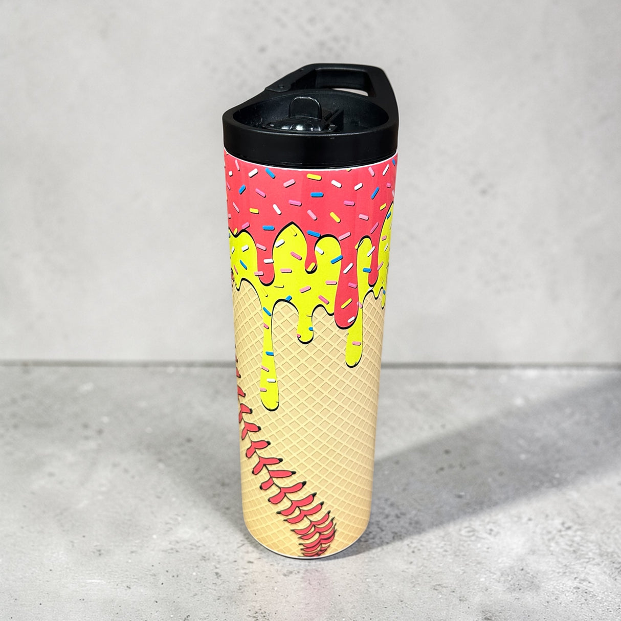 Ice Cream Drip Baseball 20oz Waterbottles