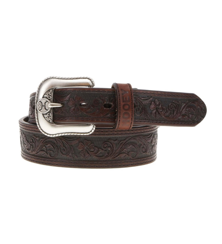 Midnight Tapered Filigree Hooey Belt