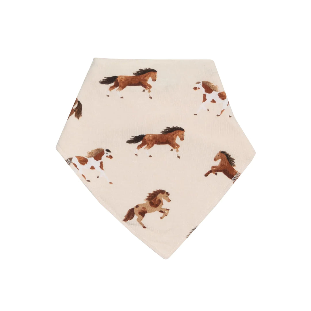 Horses Bamboo Bandana Bib