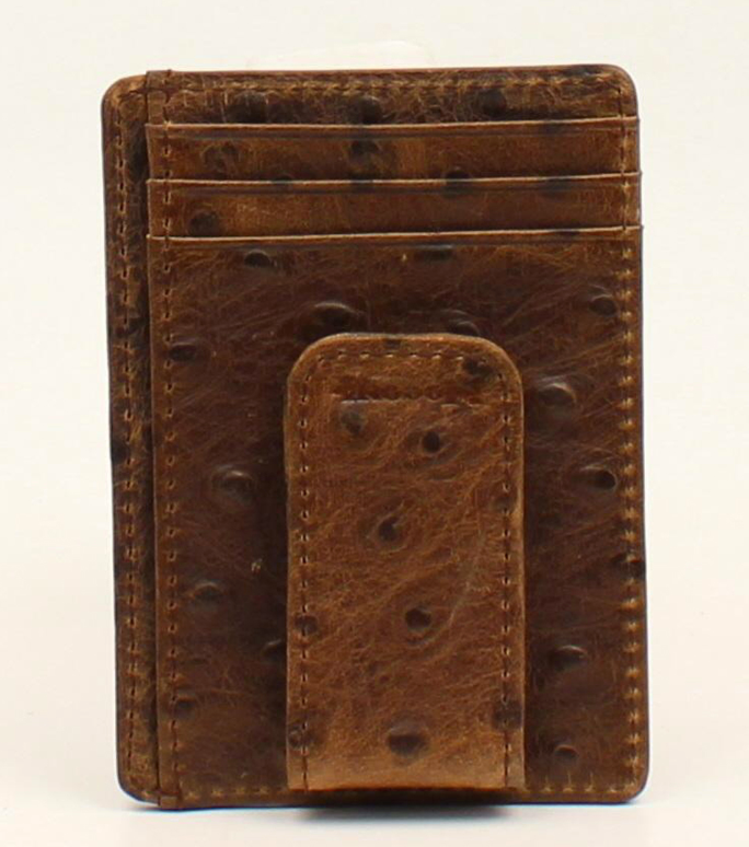 NOCONA VINTAGE OSTRICH MONEY CLIP