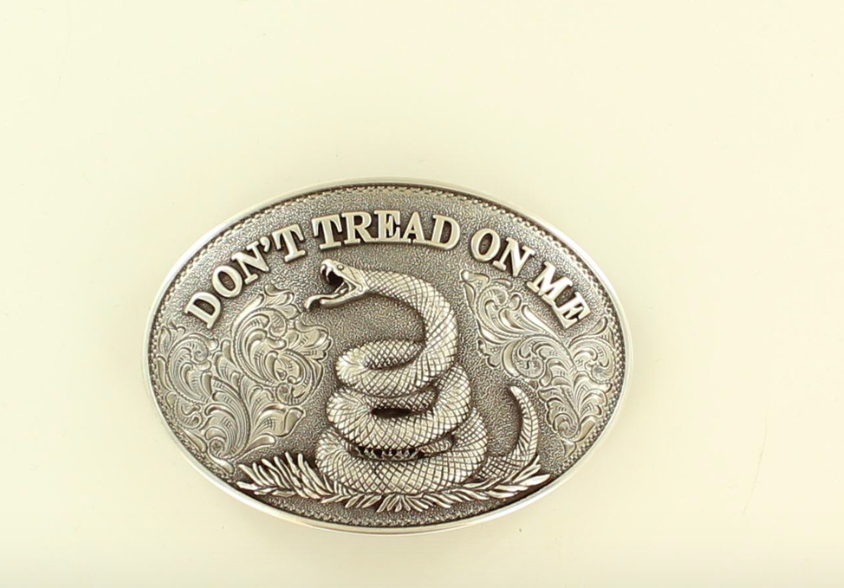 Nocona Mens Oval Snake Buckle