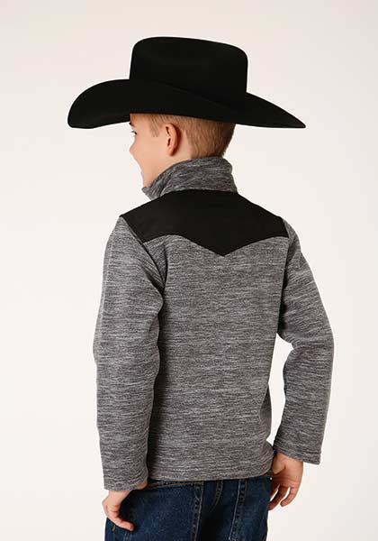 Youth Roper Fleece Charcoal Pullover