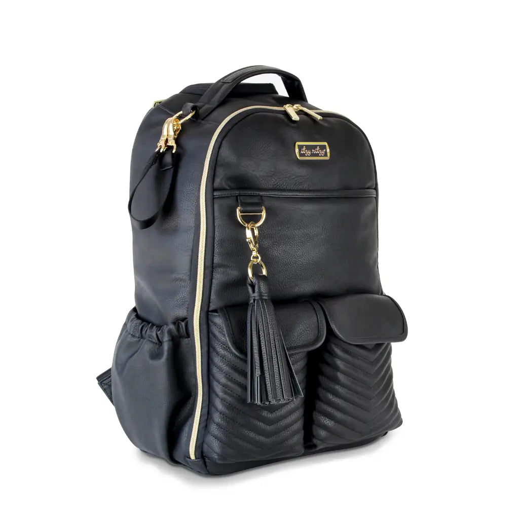 Jetsetter Black Boss Diaper Bag Backpack