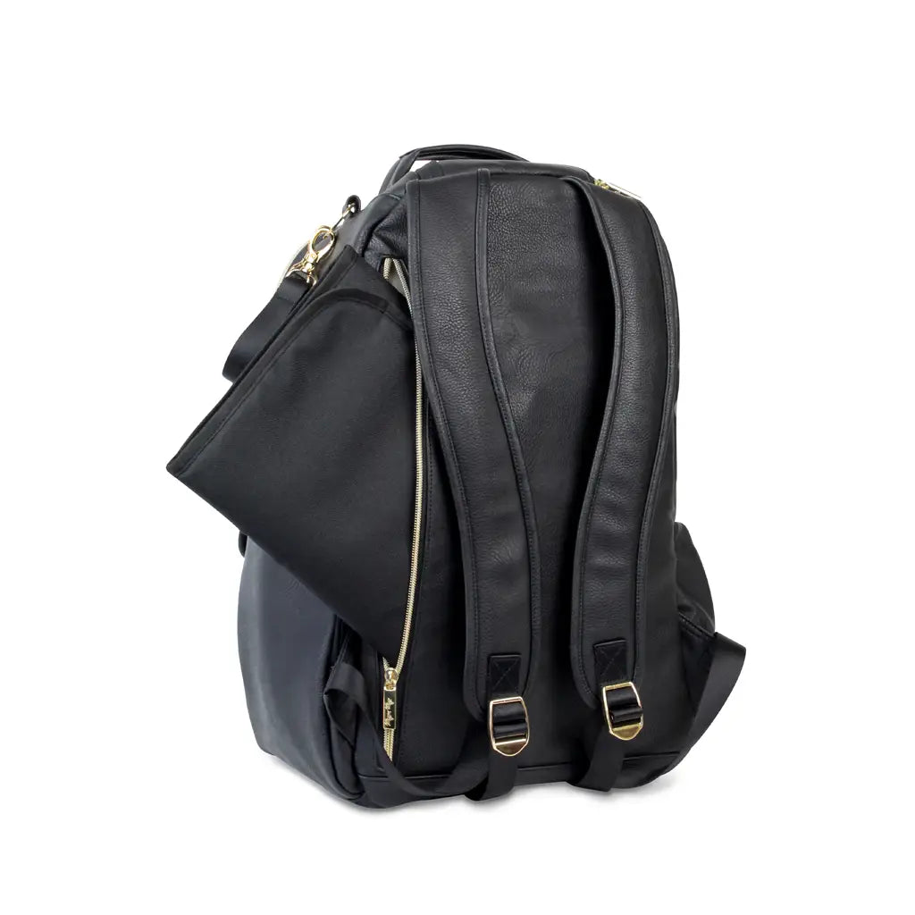 Jetsetter Black Boss Diaper Bag Backpack