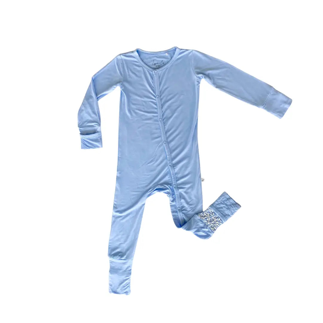 Sky Blue Bamboo Snap PJ’s