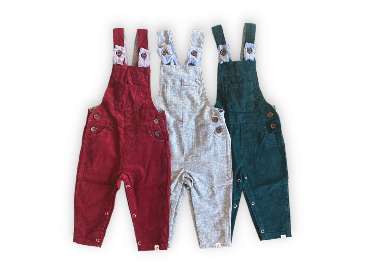 Textured Overalls