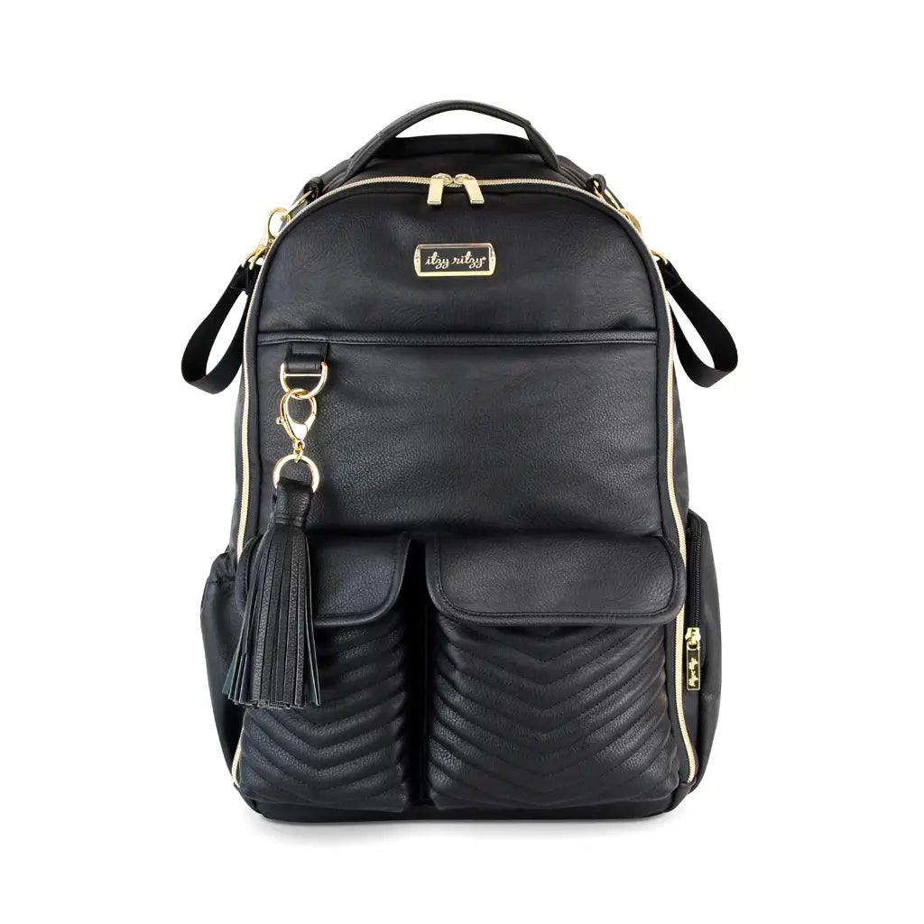 Jetsetter Black Boss Diaper Bag Backpack